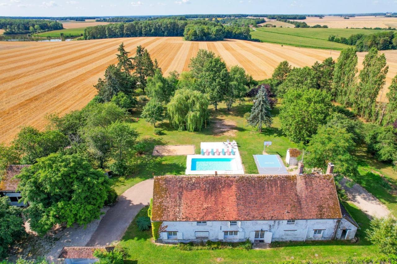 Saint-Maurice-sur-Aveyron Crazy Villa Etisseaux 45 - Heated Pool - Volley Court - 1H30 Paris - 45P מראה חיצוני תמונה